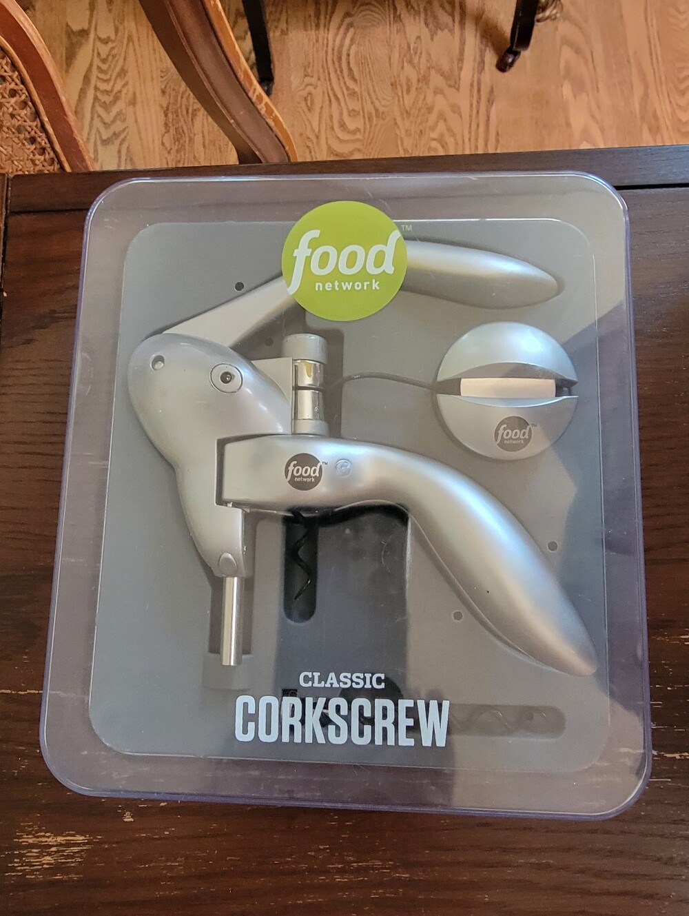 Food Network Silver Corkscrew Set